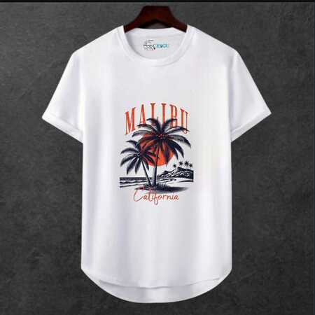 Unisex Oversize Şehir Baskili T-shirt